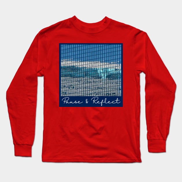 Pause & Reflect Long Sleeve T-Shirt by Artsy Fun by Sky